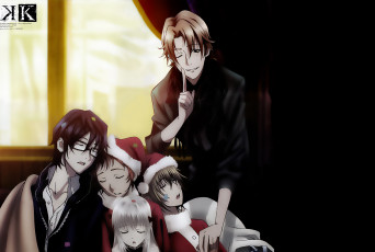 Картинка аниме k+project спят