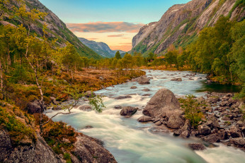 Картинка природа реки озера рассвет