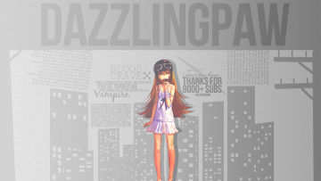 Картинка аниме bakemonogatari девушка взгляд фон