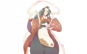 Картинка аниме tsugumomo фон взгляд девушка