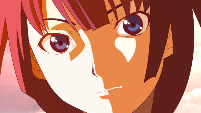 Обои картинки фото аниме, bakemonogatari, девушка, взгляд, фон