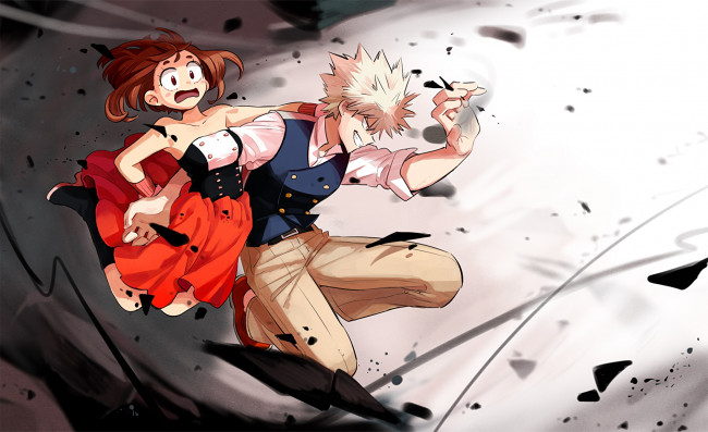 Обои картинки фото аниме, unknown,  другое, фон, парень, взгляд