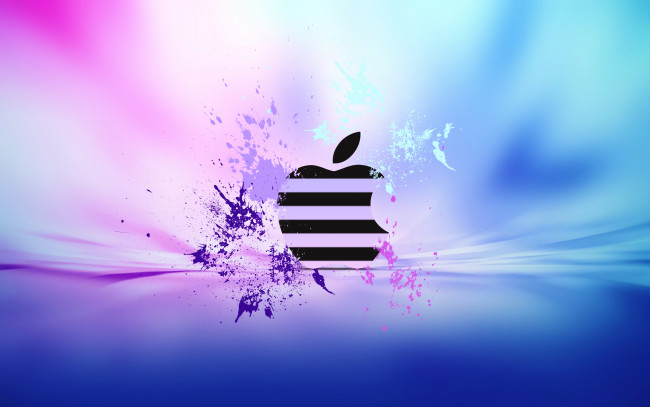 Обои картинки фото компьютеры, apple, логотип, фон
