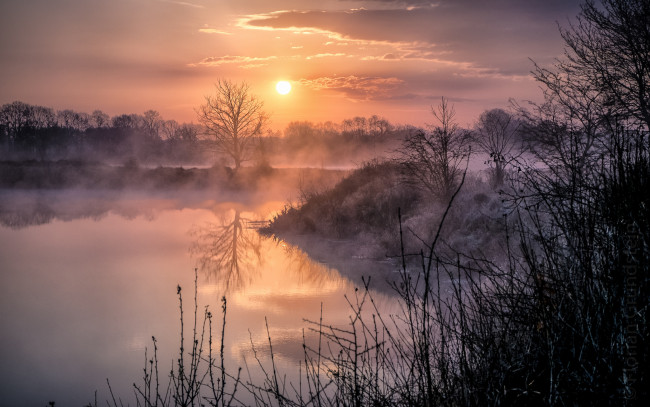 Обои картинки фото природа, восходы, закаты, рассвет