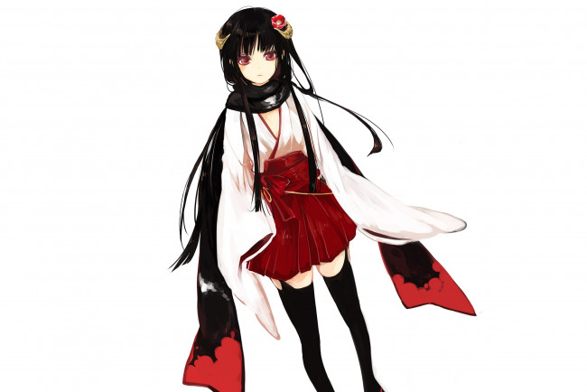 Обои картинки фото аниме, inu x boku ss, девушка