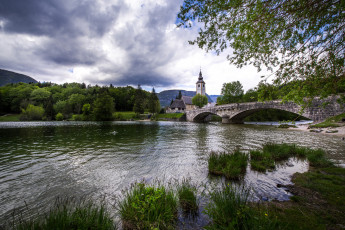 Картинка bohinj+-+slovenija города -+пейзажи простор