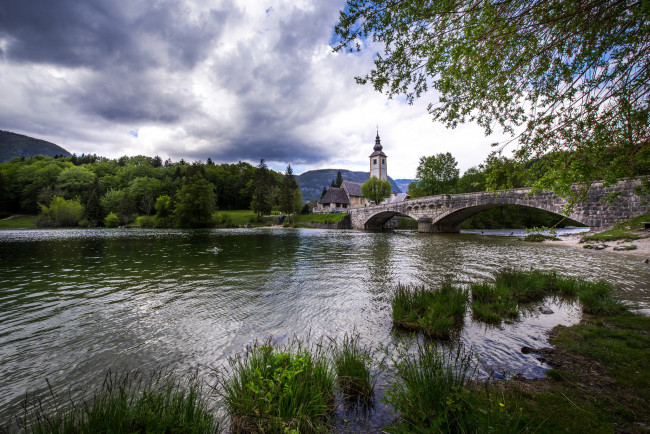 Обои картинки фото bohinj - slovenija, города, - пейзажи, простор