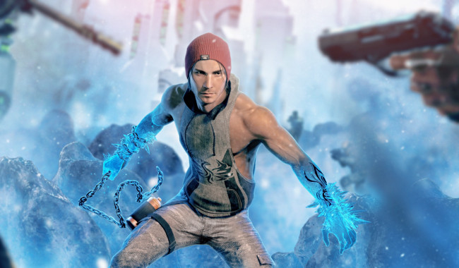 Обои картинки фото видео игры, infamous, delsin, rowe, second, son, troy, baker