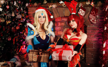 Картинка девушки -+снегурочки косплей cosplay kyrra marie