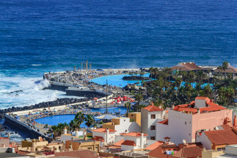 Картинка puerto+de+la+cruz spain города -+панорамы puerto de la cruz