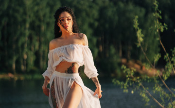 Картинка милена+кравцева девушки milena kravceva милена кравцева татуировка тату девушка модель брюнетка поза стройная сексуальная флирт