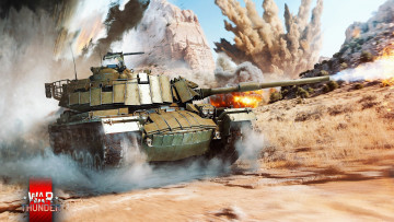 Картинка видео+игры war+thunder танк выстрел