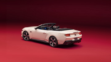 обоя 2025 ford mustang 60th anniversary package, автомобили, mustang, выпущенный, в, чeсть, 60летия, бeлый, ford, 60th, anniversary, package, кабриoлeт