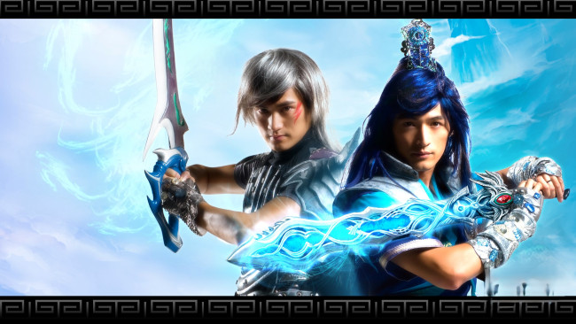 Обои картинки фото видео игры, fantasy zhu xian, персонажи, оружие