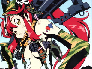 Картинка аниме tengen toppa gurren lagann yoko littner