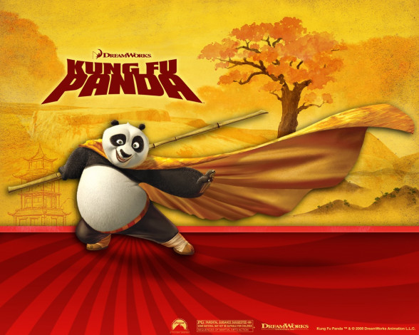 Обои картинки фото kung, fu, panda, мультфильмы
