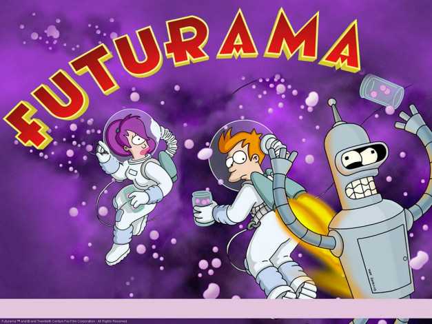 Обои картинки фото мультфильмы, futurama