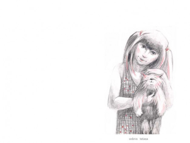 Обои картинки фото рисованные, дети