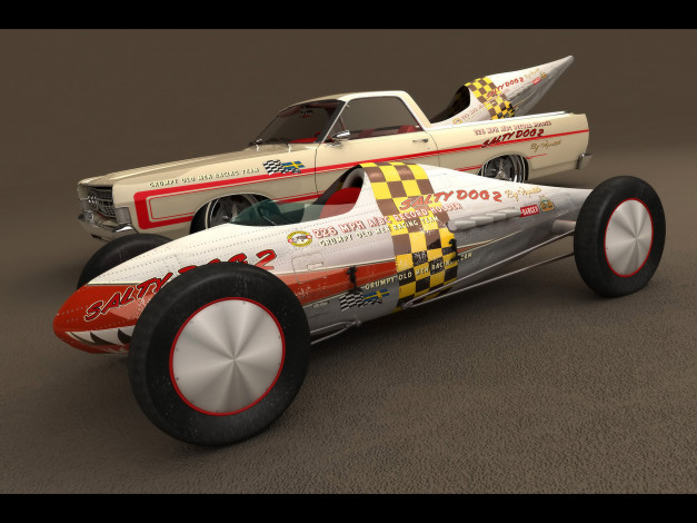 Обои картинки фото salty, belly, tank, design, by, bo, zolland, автомобили, 3д