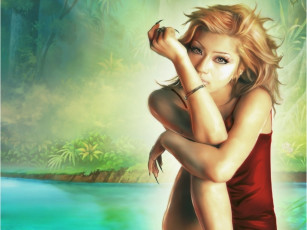 Картинка фэнтези девушки