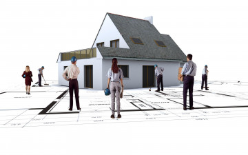 Картинка 3д графика architecture архитектура