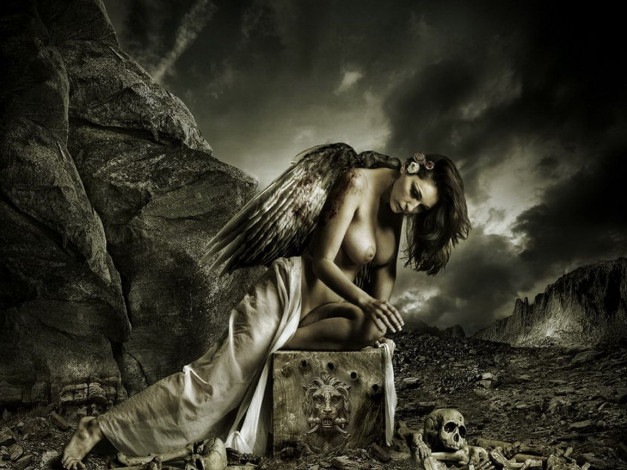 Обои картинки фото фэнтези, ангелы