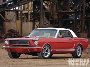 Картинка 1966 ford mustang coupe автомобили