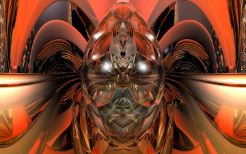 Картинка 3д графика fractal фракталы