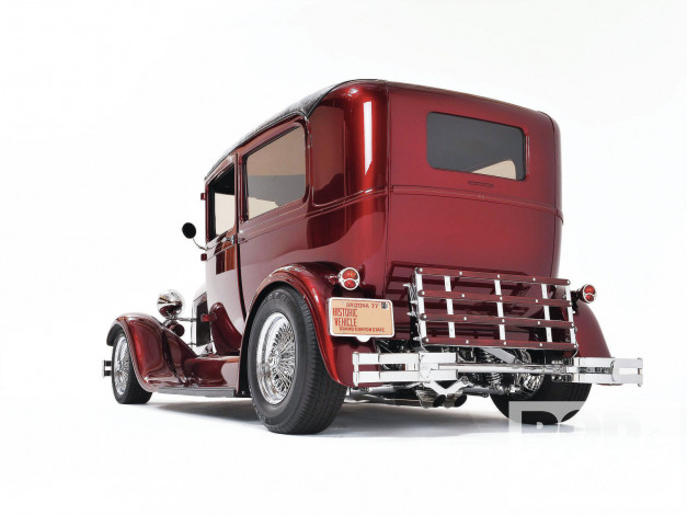 Обои картинки фото 1928, ford, model, tudor, автомобили, custom, classic, car