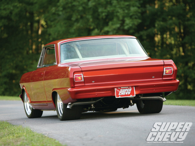 Обои картинки фото 1963, chevrolet, nova, автомобили