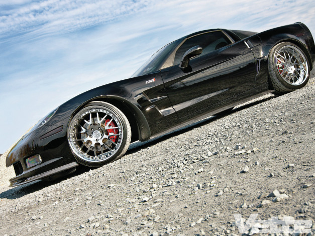 Обои картинки фото 2007, chevrolet, corvette, автомобили