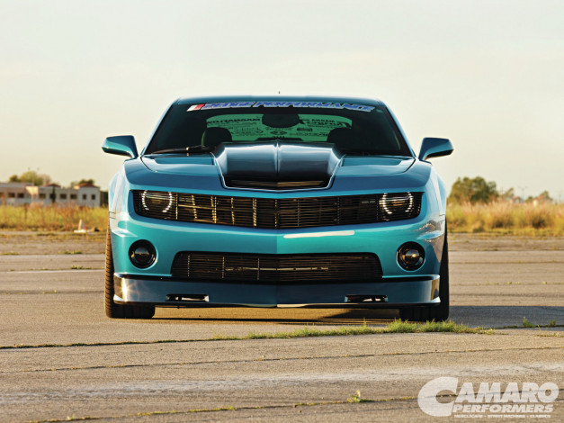 Обои картинки фото 2010, chevy, camaro, автомобили