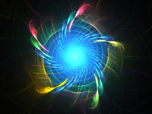 Картинка 3д графика fractal фракталы