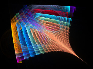 Картинка 3д графика fractal фракталы цвета фон узор