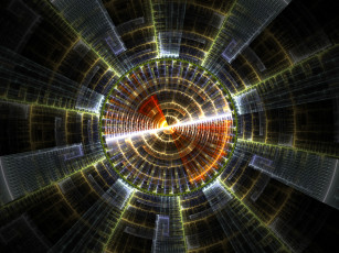 Картинка 3д графика fractal фракталы узор цвета фон