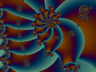 Картинка 3д графика fractal фракталы узор цвета фон