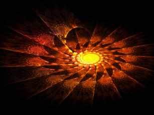 Картинка 3д графика fractal фракталы узор фон цвета