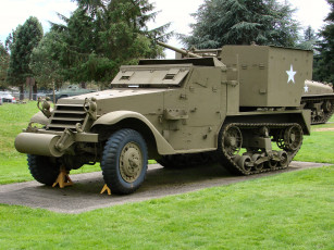 Картинка техника военная half-track aa m15a1