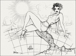 Картинка рисованные люди солнце