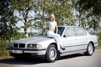 Картинка автомобили авто девушками