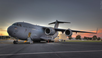 Картинка mcdonnell douglas 17 globemaster iii авиация военно транспортные самолёты c-17