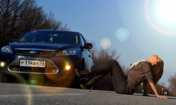 Картинка автомобили авто девушками