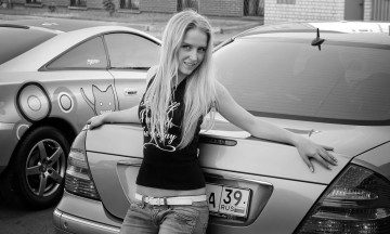 Картинка автомобили авто девушками toyota celica