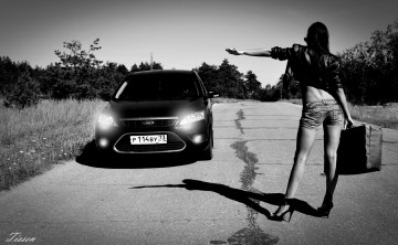 Картинка автомобили авто девушками