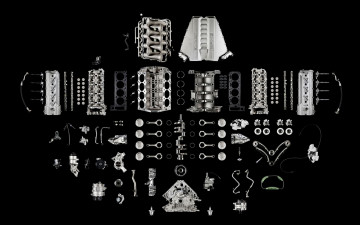 Картинка автомобили двигатели движок