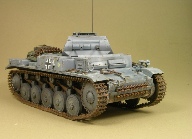 Обои картинки фото техника, военная, pz, kpfwii, ausf, sd, kfz, 121, модель, танк, panzerkampfwagen, 2, f, класс, лёгкий, немецкий