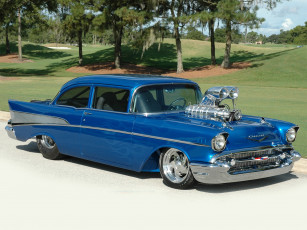 Картинка автомобили hotrod dragster belair