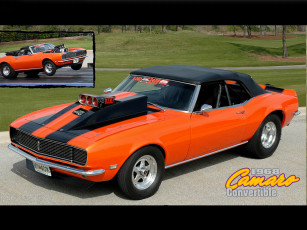 Картинка автомобили hotrod dragster camaro
