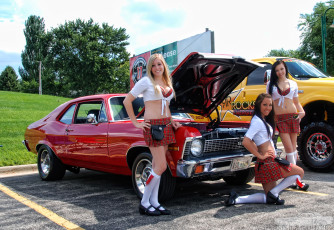 Картинка автомобили авто девушками reef