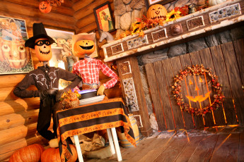 Картинка праздничные хэллоуин лачуга